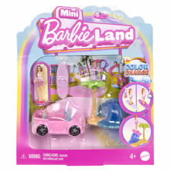 Barbie MINI LAND Beach Vehicle, Mini doll, Female, 4 yr(s), Girl, 38.1 mm, Multicolour