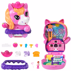 Polly Pocket Pony Rodeo Compact, Animal, 4 yr(s), Multicolour