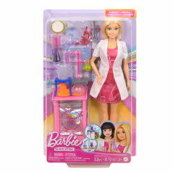 Barbie Scientist Doll and Accessories with Blonde Fashion Doll, Lab Table, & Color-Change Accessories - Additional view 6