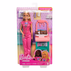 Barbie Baby Doctor Doll with Blonde Fashion Doll, 1 Baby Doll, Furniture & Accessories - Additional view 8