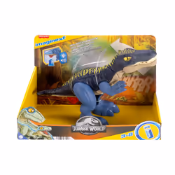 Fisher-Price Imaginext Jurassic World Growl & Glow Baryonyx Dinosaur Toy with Lights Sounds & Chomping Action - Additional view 8