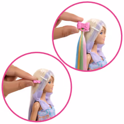 Barbie Fun & Fancy Doll & Accessories, Blonde Fashion Doll with Extra-Long Hair & 2 Looks
