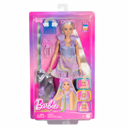 Barbie Fun & Fancy Doll & Accessories, Blonde Fashion Doll with Extra-Long Hair & 2 Looks - Additional view 6