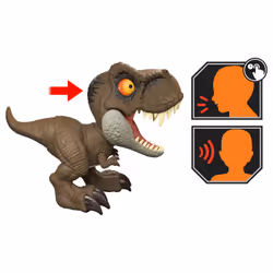 Jurassic World Roar Command Tyrannosaurus Rex Dinosaur Figure Toy, Records, Plays & Roars, T. Rex - Additional view 4