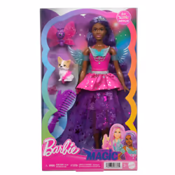 Barbie A Touch of Magic Doll, Fashion doll, Female, 3 yr(s), Girl, Multicolour