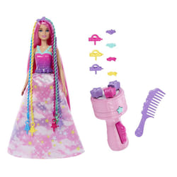 Barbie A Touch of Magic Dreamtopia Twist 'n Style Doll and Hairstyling Accessories Including Twisting Tool