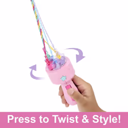 Barbie A Touch of Magic Dreamtopia Twist 'n Style Doll and Hairstyling Accessories Including Twisting Tool