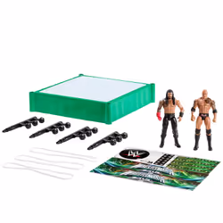 WWE Bloodlines Rules Playset with Ring & 2 Action Figures, Includes The Rock & Roman Reigns - Additional view 4