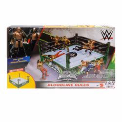 WWE Bloodlines Rules Playset with Ring & 2 Action Figures, Includes The Rock & Roman Reigns - Additional view 5