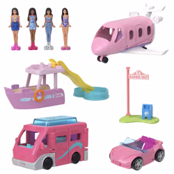 Barbie Mini BarbieLand Doll and Accessories, Mini doll, Female, 4 yr(s), Girl, Multicolour