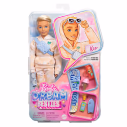 Barbie Dream Besties Ken Fashion Doll with 9 Summer & Skateboard Themed Accessories - Additional view 6