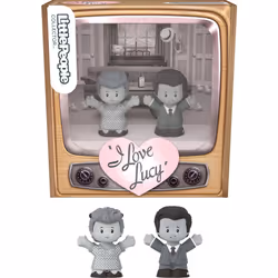 Fisher-Price Little People Collector I Love Lucy: Lucy and Ricky Special Edition Figure Set for Adults & Fans in Display Pack ...