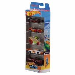 Hot Wheels Let’s Race 5-Pack, Set of 5 1:64 Scale Die-Cast Toy Race Cars from the Netflix Series