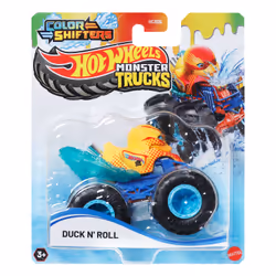 Hot Wheels Monster Trucks COLOR SHIFTERS DUCK 'N' ROLL vehicle, Monster truck, 3 yr(s), Metal, Multicolour