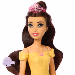 Disney Princess Bathe & Brush Belle Fashion Doll & Dog Figure with Color Change & Accessories - Additional view 2
