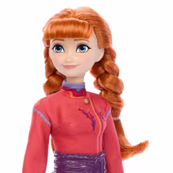 Disney Frozen Anna Fashion Doll & Wolf Cub Figure with 4 Nurturing Accessories Inspired by Movie - Additional view 2