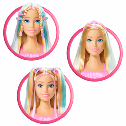 Barbie Doll Styling Head, Blonde Hair with 20+ Hair Styling Accessories - Additional view 4