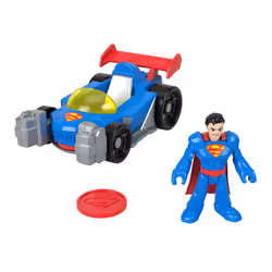 Fisher-Price Imaginext DC Super Friends Metal Force Supermobile Toy Car & Superman Action Figure Set, Car, 3 yr(s), Plastic,  ...