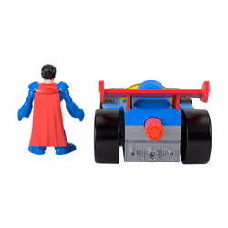 Fisher-Price Imaginext DC Super Friends Metal Force Supermobile Toy Car & Superman Action Figure Set - Additional view 4