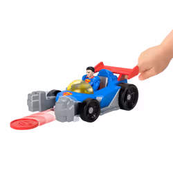 Fisher-Price Imaginext DC Super Friends Metal Force Supermobile Toy Car & Superman Action Figure Set - Additional view 5