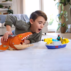 Fisher-Price Imaginext Jurassic World Rebirth Aquachomp Chase Mosasaurus Dinosaur Toy Playset - Additional view 3