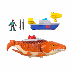 Fisher-Price Imaginext Jurassic World Rebirth Aquachomp Chase Mosasaurus Dinosaur Toy Playset - Additional view 7