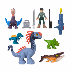 Fisher-Price Imaginext Jurassic World Rebirth Set with 6 Action Figures, Launcher & Accessories - Additional view 5