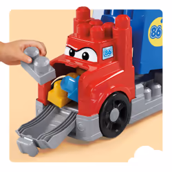 MEGA BLOKS First Builders Build & Race Rig Toy Blocks (19 Pieces) for Toddler - Additional view 5