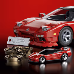 Mattel Brick Shop Hot Wheels ’90 Acura NSX Building Toy (876 Pieces), for Collectors - Additional view 6
