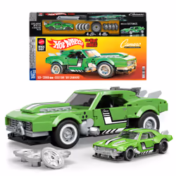 Mattel Brick Shop Hot Wheels Custom ’68 Camaro Building Toy Kit (289 Pieces), for Collectors, Building set, 10 yr(s), Plastic ...