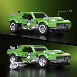 Mattel Brick Shop Hot Wheels Custom ’68 Camaro Building Toy Kit (289 Pieces), for Collectors