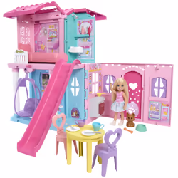 Barbie Chelsea Family & Friends Pop-Up House Playset & Doll, 3 yr(s)