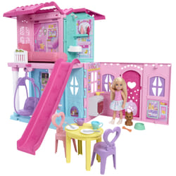 Barbie Chelsea Family & Friends Pop-Up House Playset & Doll