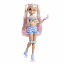 Barbie Dream Besties “Malibu” Roller Skating Fashion Doll, Fashion doll, Female, 4 yr(s), Girl, Multicolour