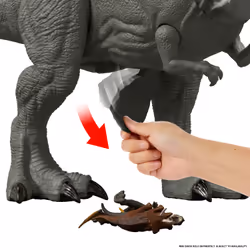 Mattel Jurassic World Rebirth Super Colossal Tyrannosaurus Rex Action Figure, T-Rex Dinosaur Movie Toy - Additional view 4