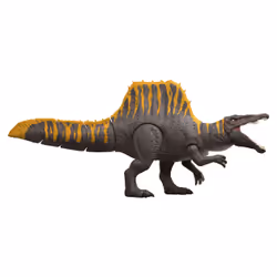 Jurassic World Rebirth Tail Thrasher Spinosaurus Action Figure, Dinosaur Toy with 2 Attack Moves