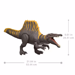 Jurassic World Rebirth Tail Thrasher Spinosaurus Action Figure, Dinosaur Toy with 2 Attack Moves - Additional view 7