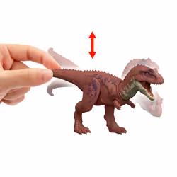Jurassic World Rebirth Wild Roar Aucasaurus Dinosaur Toy, Tail Controlled Attack Chomp & Sound - Additional view 3