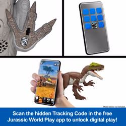 Jurassic World Rebirth Wild Roar Spiclypeus Dinosaur Toy, Tail Controlled Attack Chomp & Sound - Additional view 7
