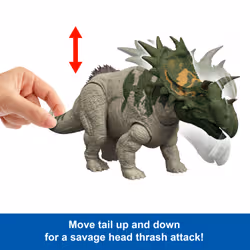 Jurassic World Rebirth Wild Roar Spiclypeus Dinosaur Toy, Tail Controlled Attack Chomp & Sound - Additional view 8