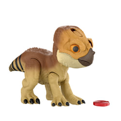 Jurassic World Rebirth Primal Protector Aquilops Dolores Interactive Dinosaur Toy, Attack & Sounds