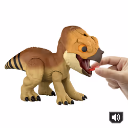 Jurassic World Rebirth Primal Protector Aquilops Dolores Interactive Dinosaur Toy, Attack & Sounds