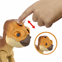Jurassic World Rebirth Primal Protector Aquilops Dolores Interactive Dinosaur Toy, Attack & Sounds - Additional view 4