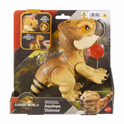Jurassic World Rebirth Primal Protector Aquilops Dolores Interactive Dinosaur Toy, Attack & Sounds - Additional view 7
