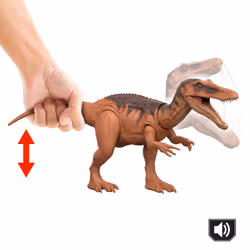 Mattel Jurassic World Rebirth Wild Roar Baryonyx Dinosaur Toy, Tail Controlled Attack Chomp & Sound - Additional view 4