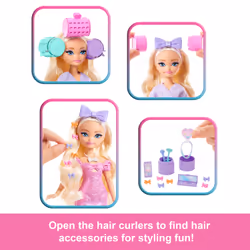 Barbie Dream GET READY WITH “Malibu” Fashion Doll with Surprise Accessories and 15+ Looks