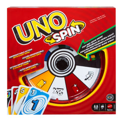 Mattel UNO Spin Card Game for Kid, Adult & Family Nights, Classic Play with Spinner
