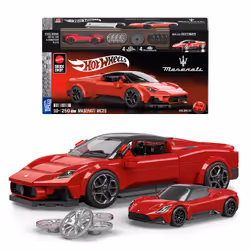 Mattel Brick Shop Hot Wheels Maserati MC20 Building Toy Kit (250 Pieces), for Collectors, Building set, 10 yr(s), Plastic, 25 ...