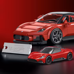 Mattel Brick Shop Hot Wheels Maserati MC20 Building Toy Kit (250 Pieces), for Collectors - Additional view 5
