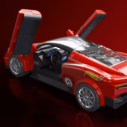 Mattel Brick Shop Hot Wheels Maserati MC20 Building Toy Kit (250 Pieces), for Collectors - Additional view 7